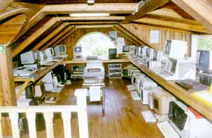 Datorer p� museets vind